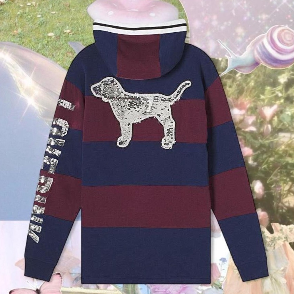 Pink Sequin Dog Hoodie